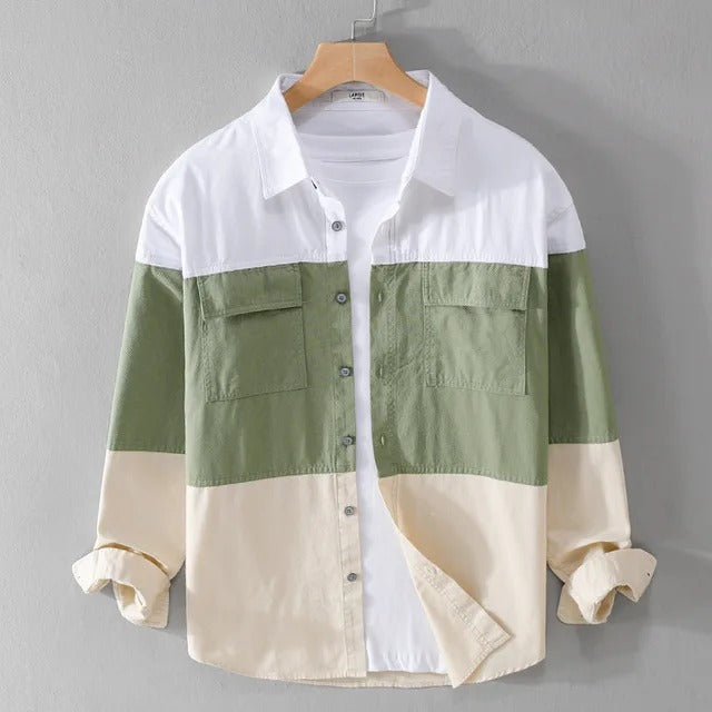 Casual Daily wear green shirt for men