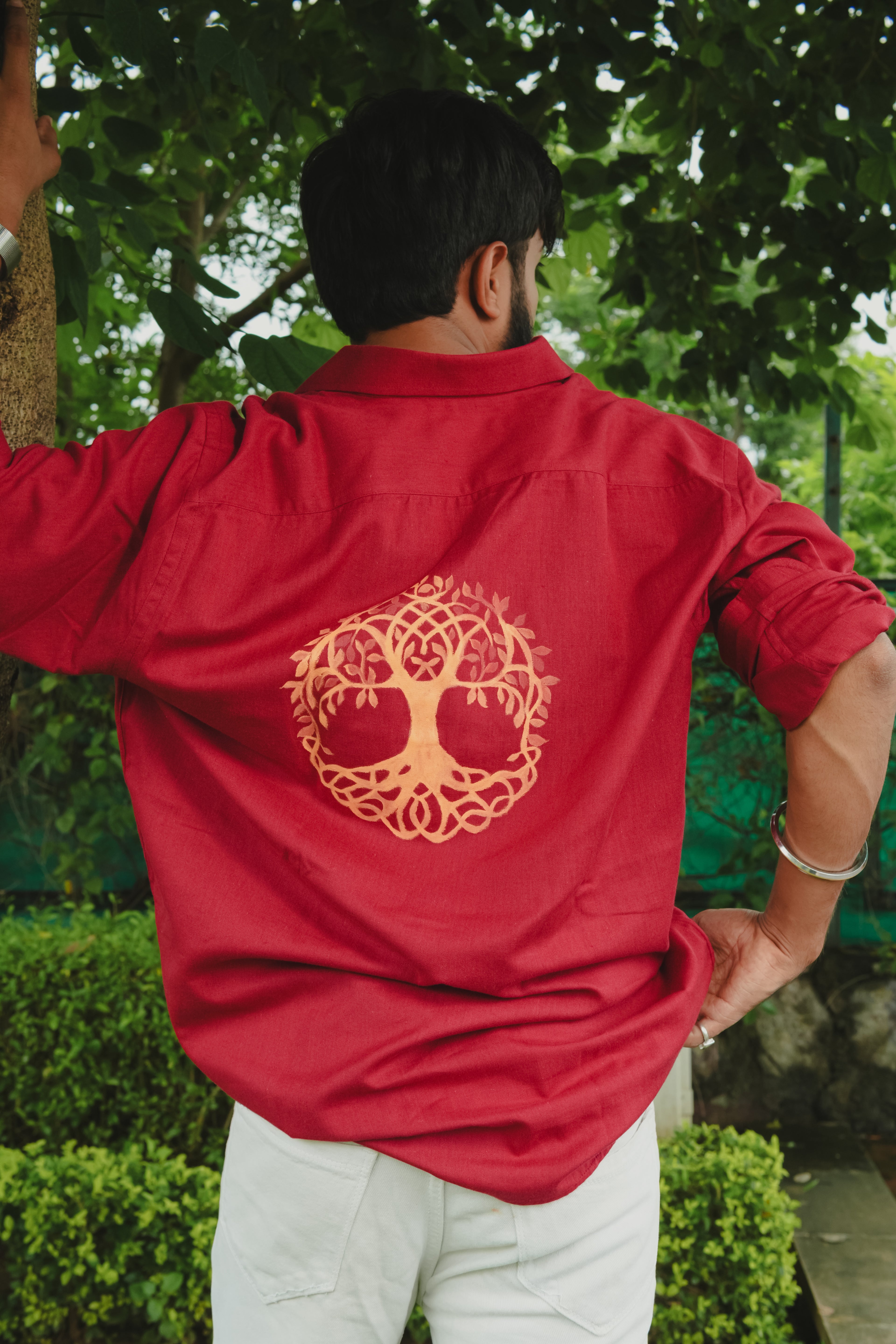 Roots of Life – Hand Painted Shirt