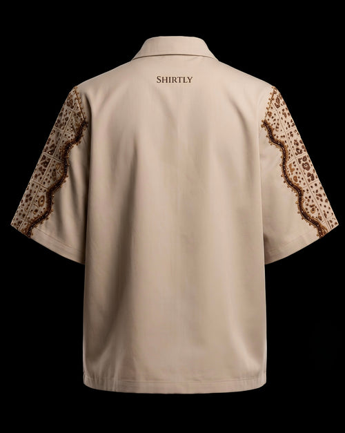 Desert Script Oversized Shirt