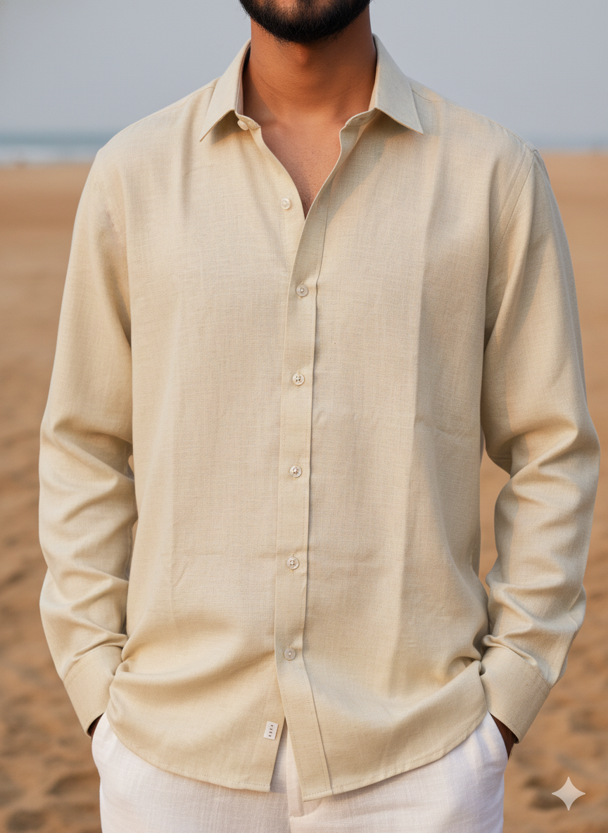 Sandy Dune - Linen Blend Shirt