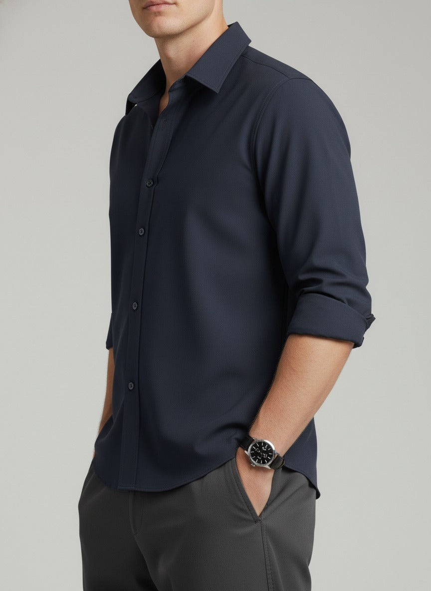 Midnight Poise – Synthetic Shirt