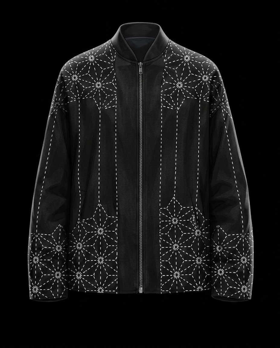 Shadow Bloom Zip Jacket