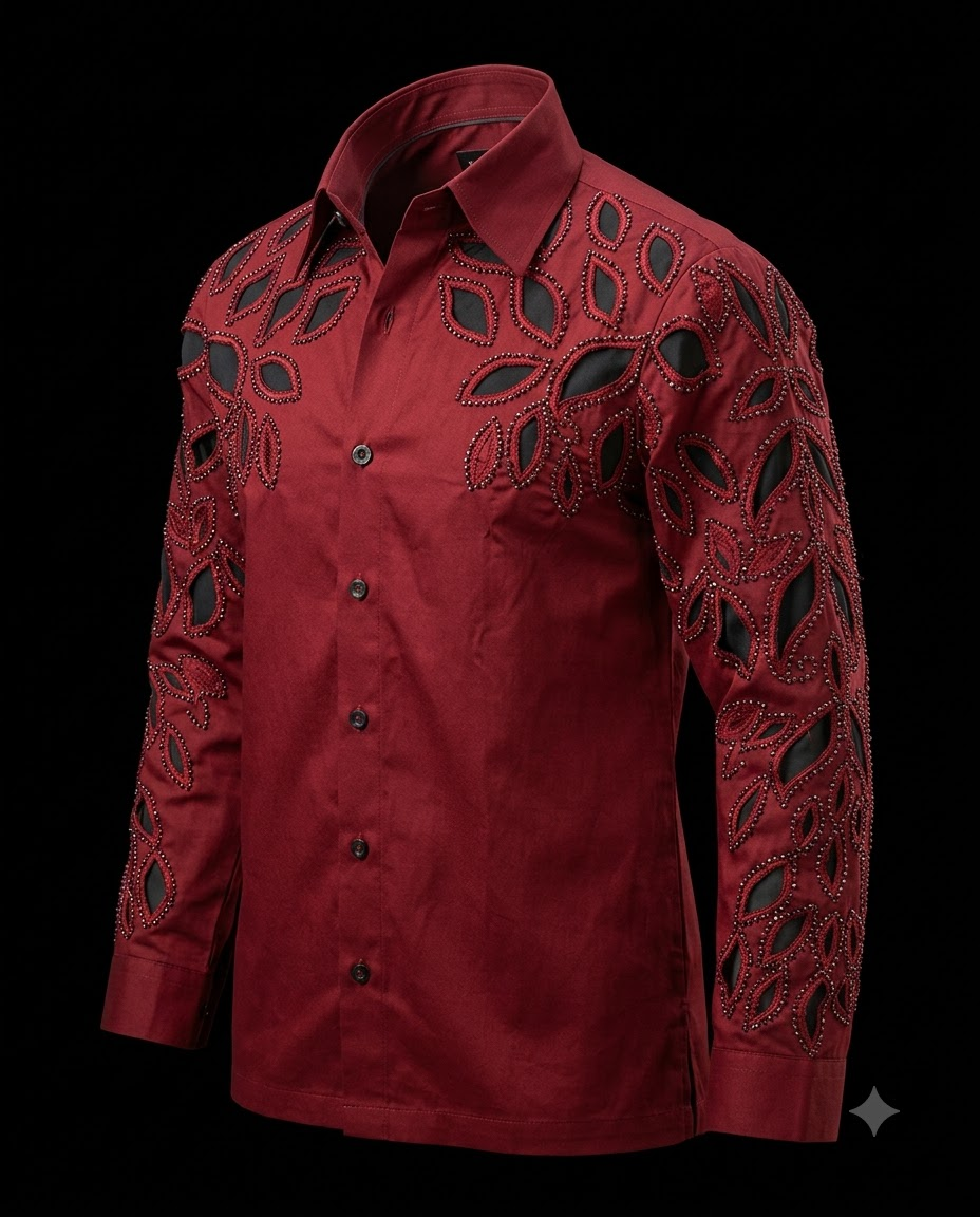 Crimson Veil Jacket