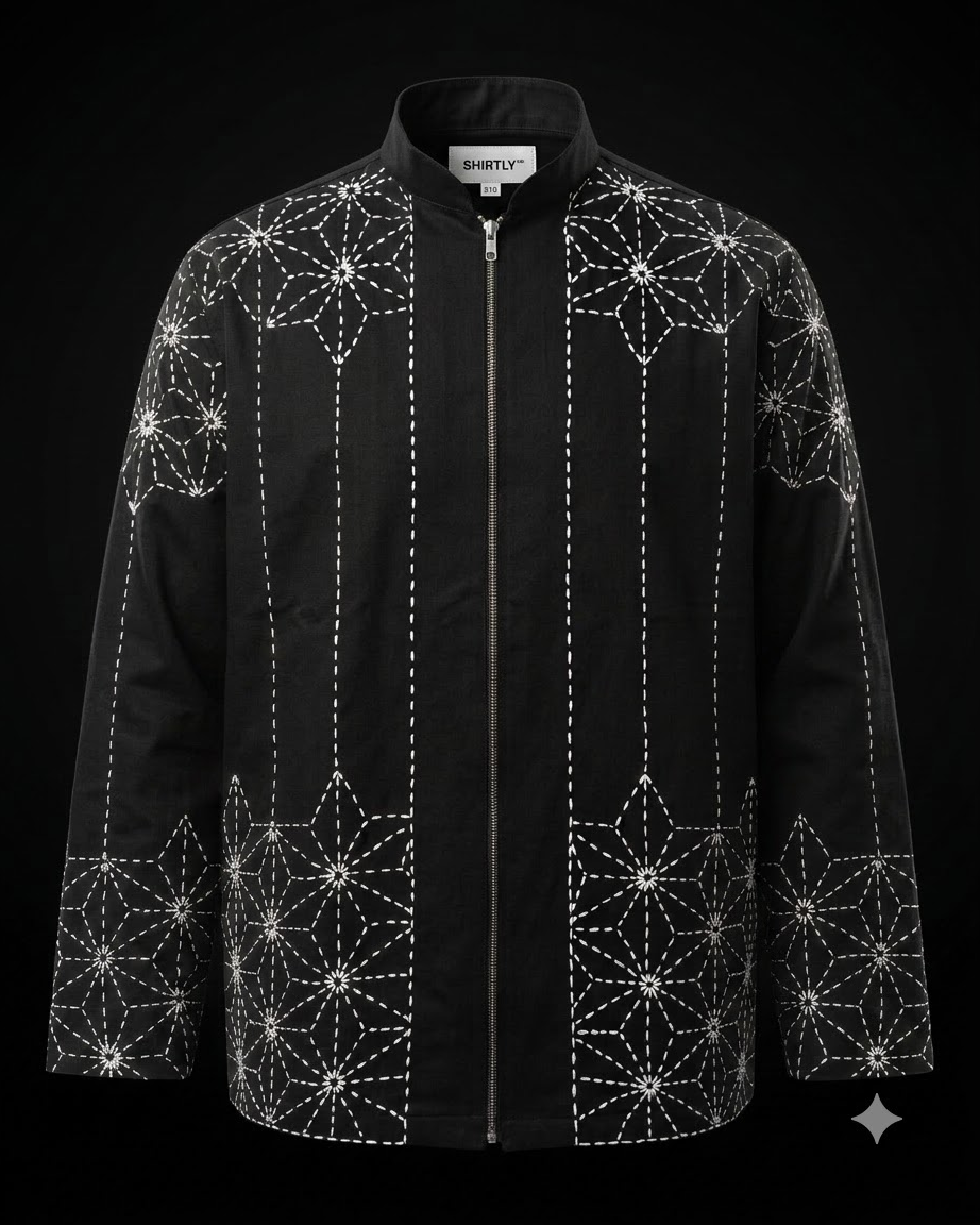 Shadow Bloom Zip Jacket