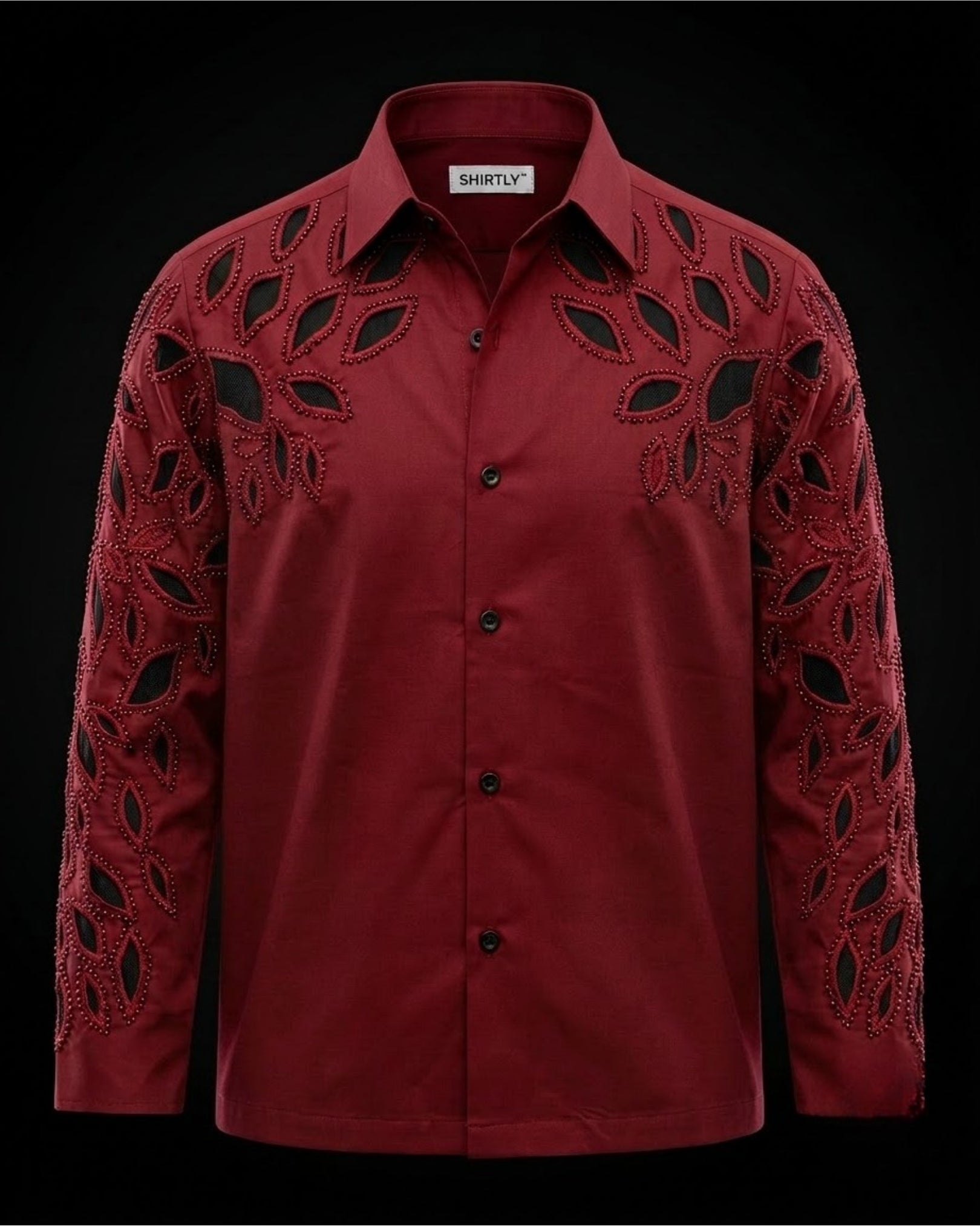 Crimson Veil Jacket
