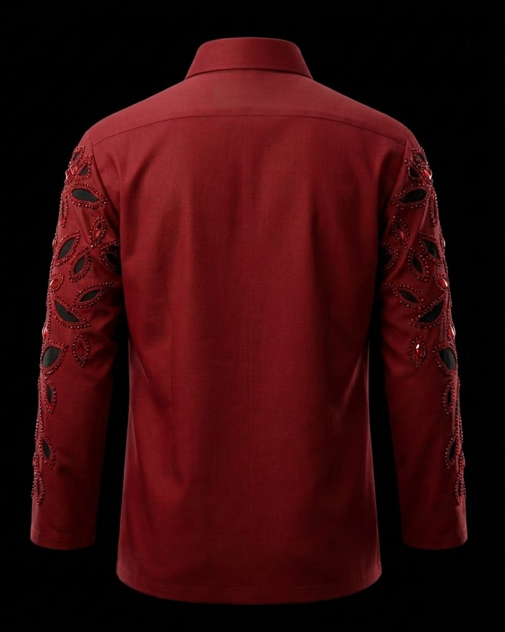 Crimson Veil Jacket
