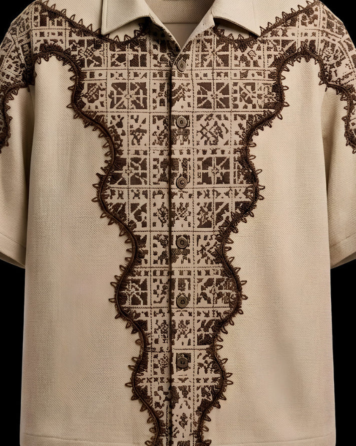 Desert Script Oversized Shirt