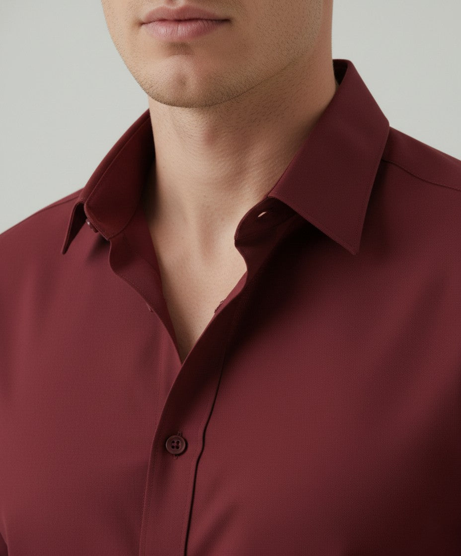 Royal Marron - Synthetic Shirt