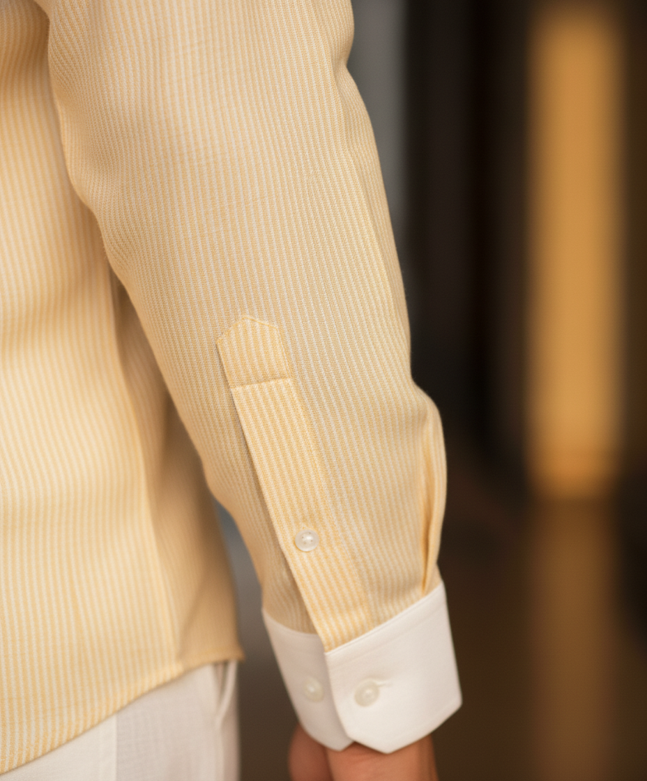 Yellow Poise - Stripes Shirt