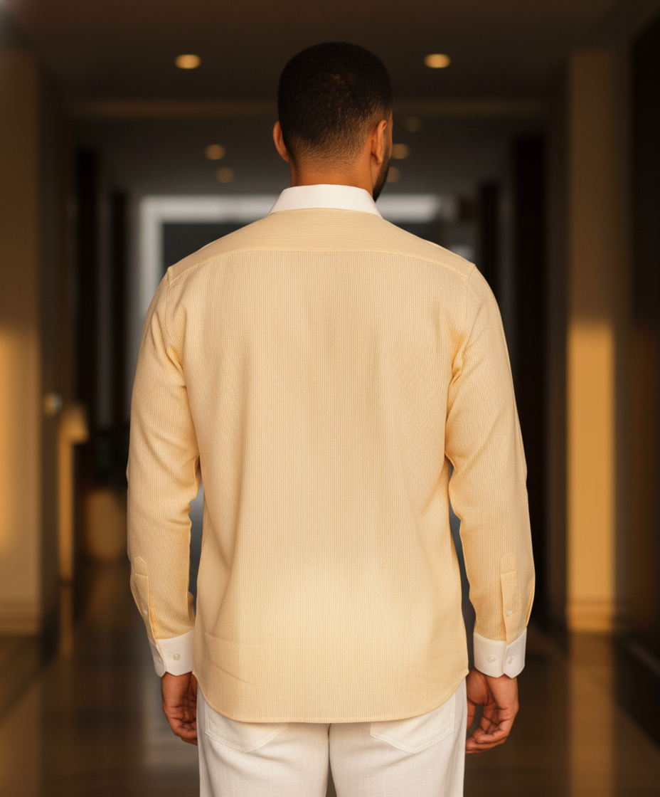 Yellow Poise - Stripes Shirt