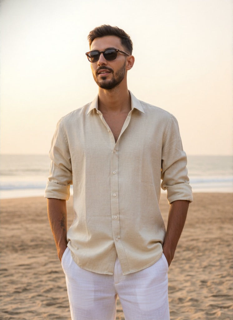 Sandy Dune - Linen Blend Shirt