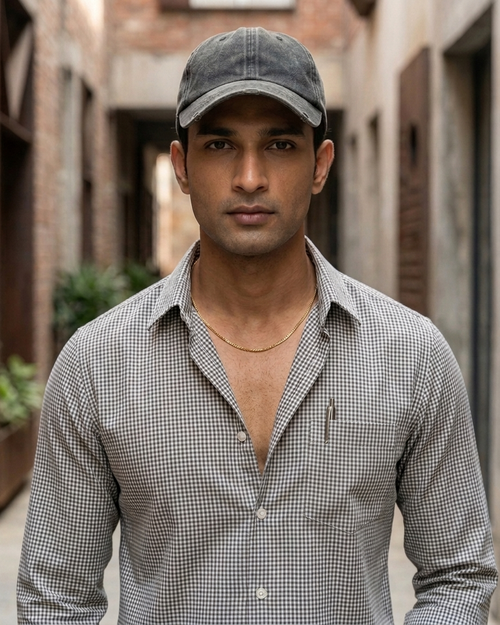 Black Checks-Cotton Shirt