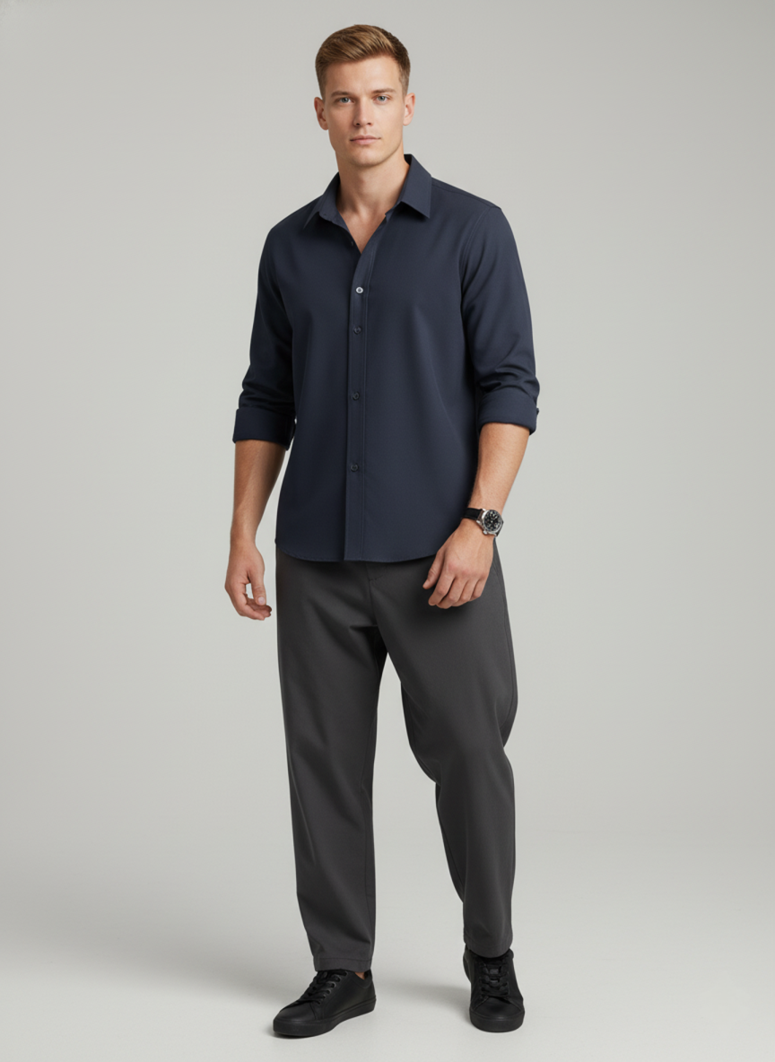 Midnight Poise – Synthetic Shirt